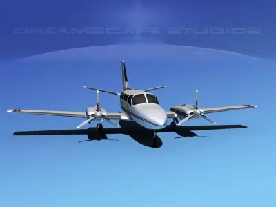 Cessna 404 Titan Corporate 1 3D model