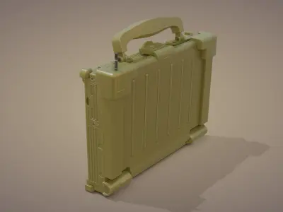 Tactical Laptop Low-poly 3D model