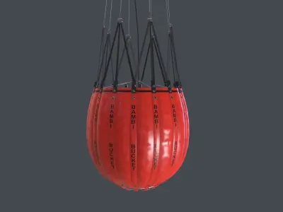 Water Drain Bambi Bucket Low-poly 3D model