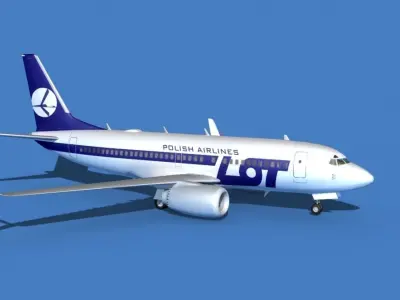 Boeing 737 MAX 7 LOT 3D model
