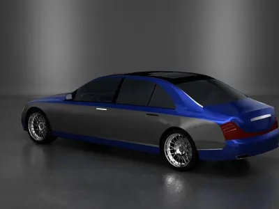 Maybach 2002 Free 3D model