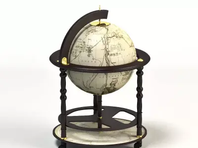 Antique Globe 3D model