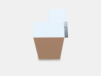 PAX  GRIMO Corner wardrobe Free low-poly 3D model