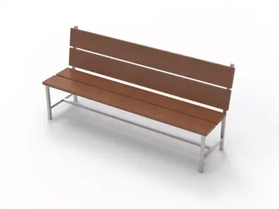 Bench 3D model 24