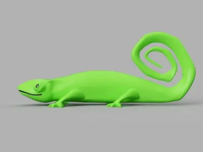 Chameleon 3D model