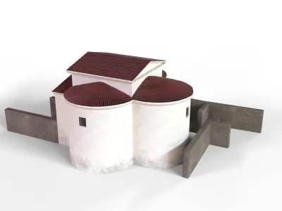 Auges Low-poly 3D model