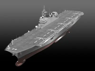 JS Izumo DDH-183 3D model