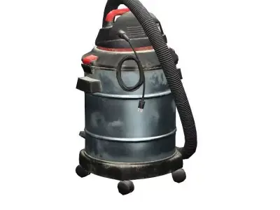 Construction Tool Wet Dry Vacuum Low-Poly 3D Model Low-poly 3D model