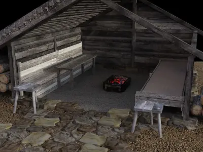 VIKINGS Cottages Series The Pacific 3D model