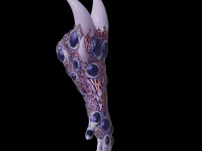 Armor Glove Low-poly 3D model