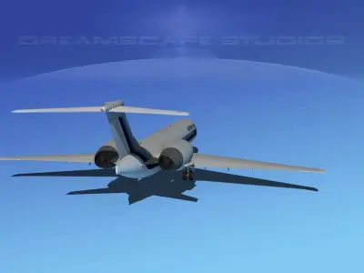 Boeing 717-200 Eastern 3D model
