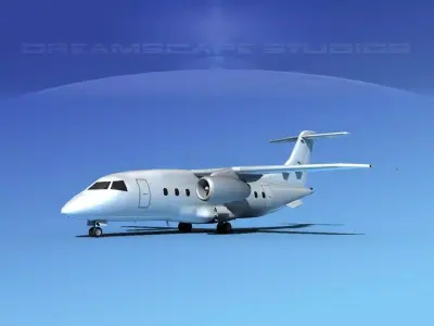 Dornier 328Jet Unmarked 3 3D model