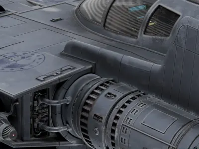 RZ-2 A-WING 3D model