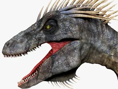 Dinosaur UtahRaptor SCULPT Project 3D model