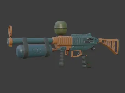 Marker Gun 2 Free low-poly 3D model