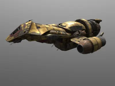 28Serenity spaceship 3D model