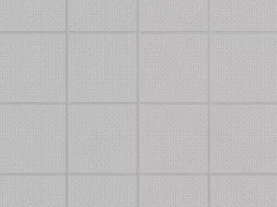 Acoustic Ceiling Panel with Strips PBR Seamless Texture
