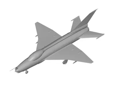 Chengdu J-7 3D model