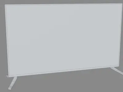 Flat Screen Television Free low-poly 3D model
