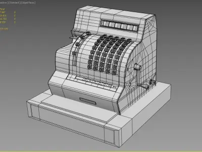 cash machine Free low-poly 3D model