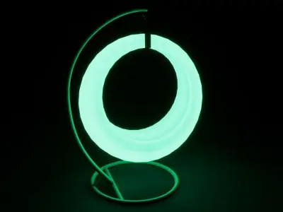 Led Swing Chairs Low-poly 3D model