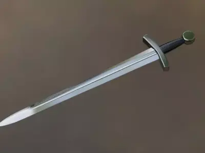 Sword Low Poly Low-poly 3D model