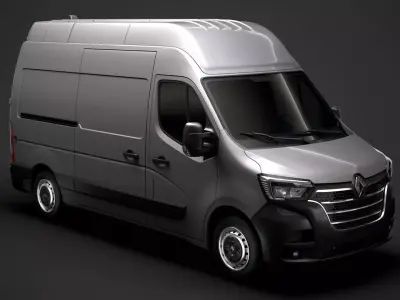 Renault Master L2H3 Van 2020 3D model