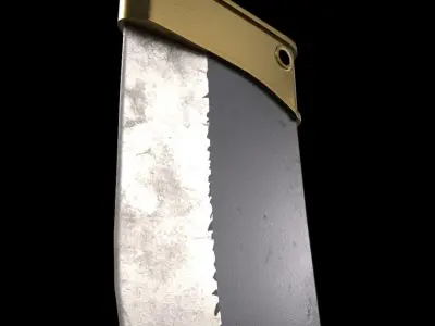 Nozarashi from bleash Low-poly 3D model