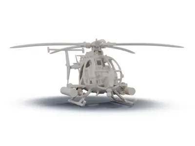 AH-6C Little Bird 3D print model