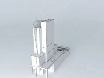 Trust Business Center Free 3D model