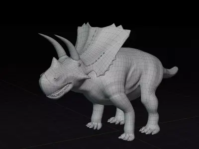  Tuneri Low-poly 3D model
