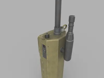 call in radio 3D model