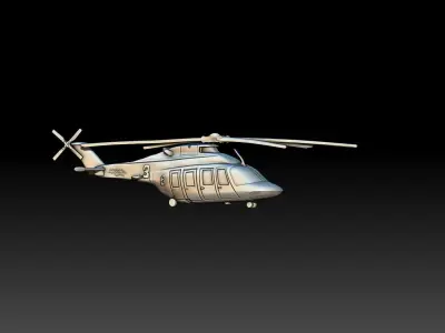 LAFD Helicopter 3D print model