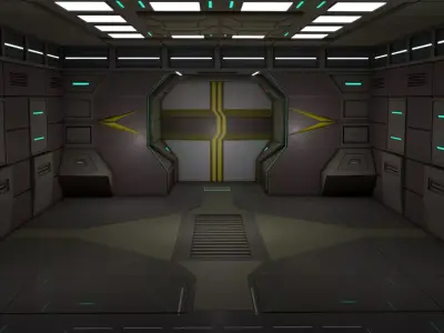 Sci Fi Room  3D model