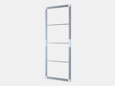 SKYTTA Sliding door frame 4 Low-poly 3D model