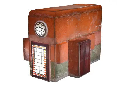 PRIVATE ROOM OF THE KING Low-poly 3D model