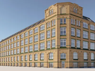 German Loft Building 3D model