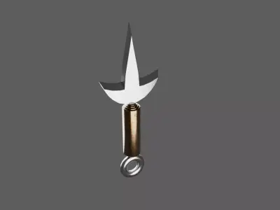 MINATO KUNAI FROM NARUTO Low-poly 3D model