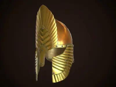 Archon Helmet 01 Low-poly 3D model