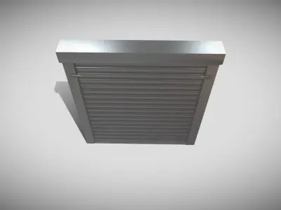 Roller Shutter Door Low-poly 3D model