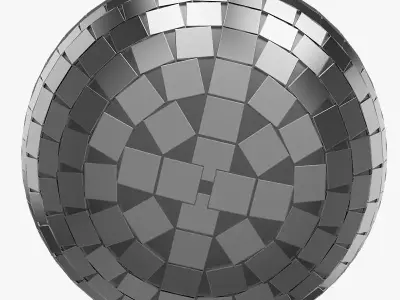 ball disko club party mirorr 3D model