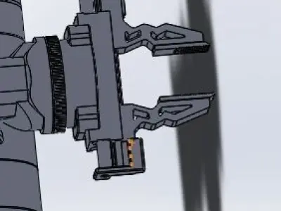 Large mechanical manipulator 3D model