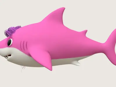 mama shark 3D model