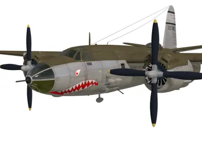 Martin B-26 Marauder 3D model