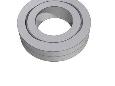 Self Aligning Plain Bearing Free 3D Printable Model Free 3D print model