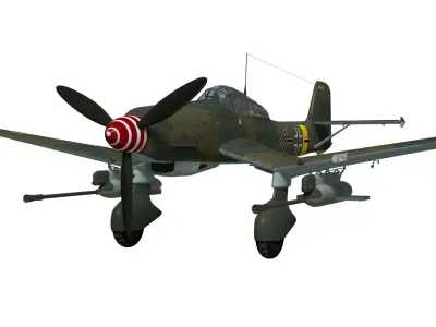 Junkers Ju87 G2 Stuka 3D model