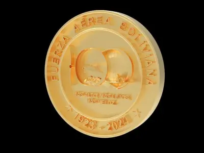 Bolivian Air Force Logo 3D print model