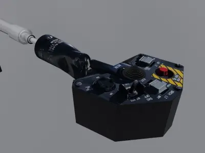Black Hawk UH-60 Throttle 3D model