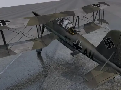 Fieseler Fi-167 Pavla 3D model