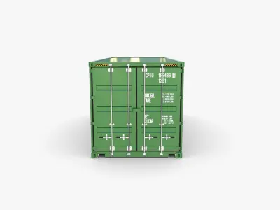20ft Shipping Container UASC v1 3D model